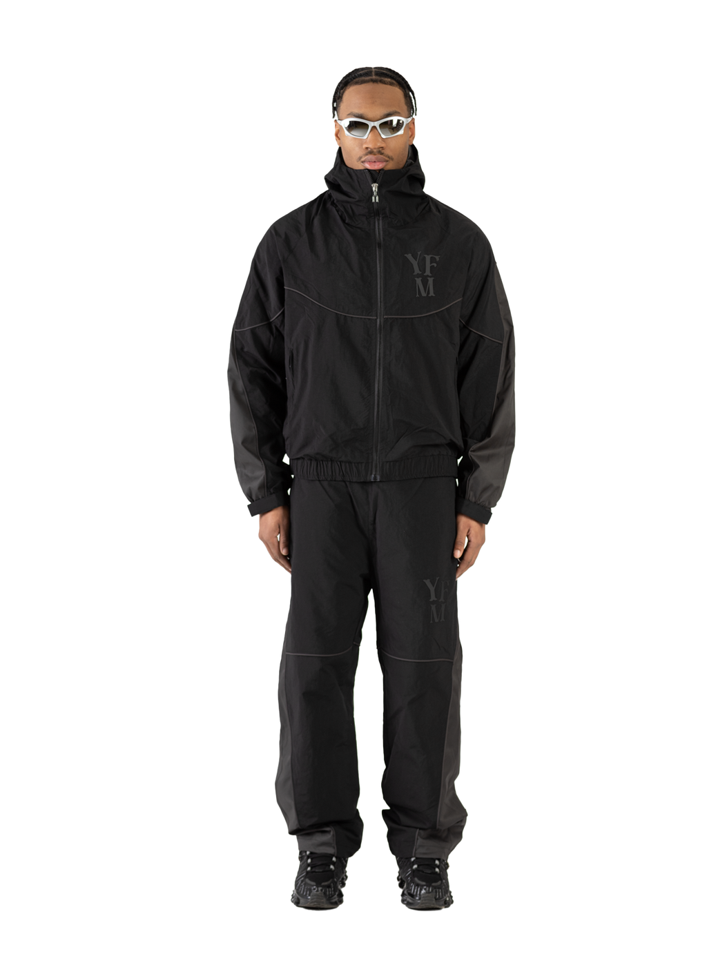 YFM NYLON PANTS BLACK