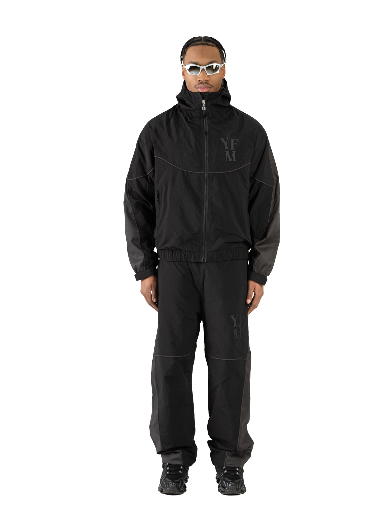 YFM NYLON PANTS BLACK