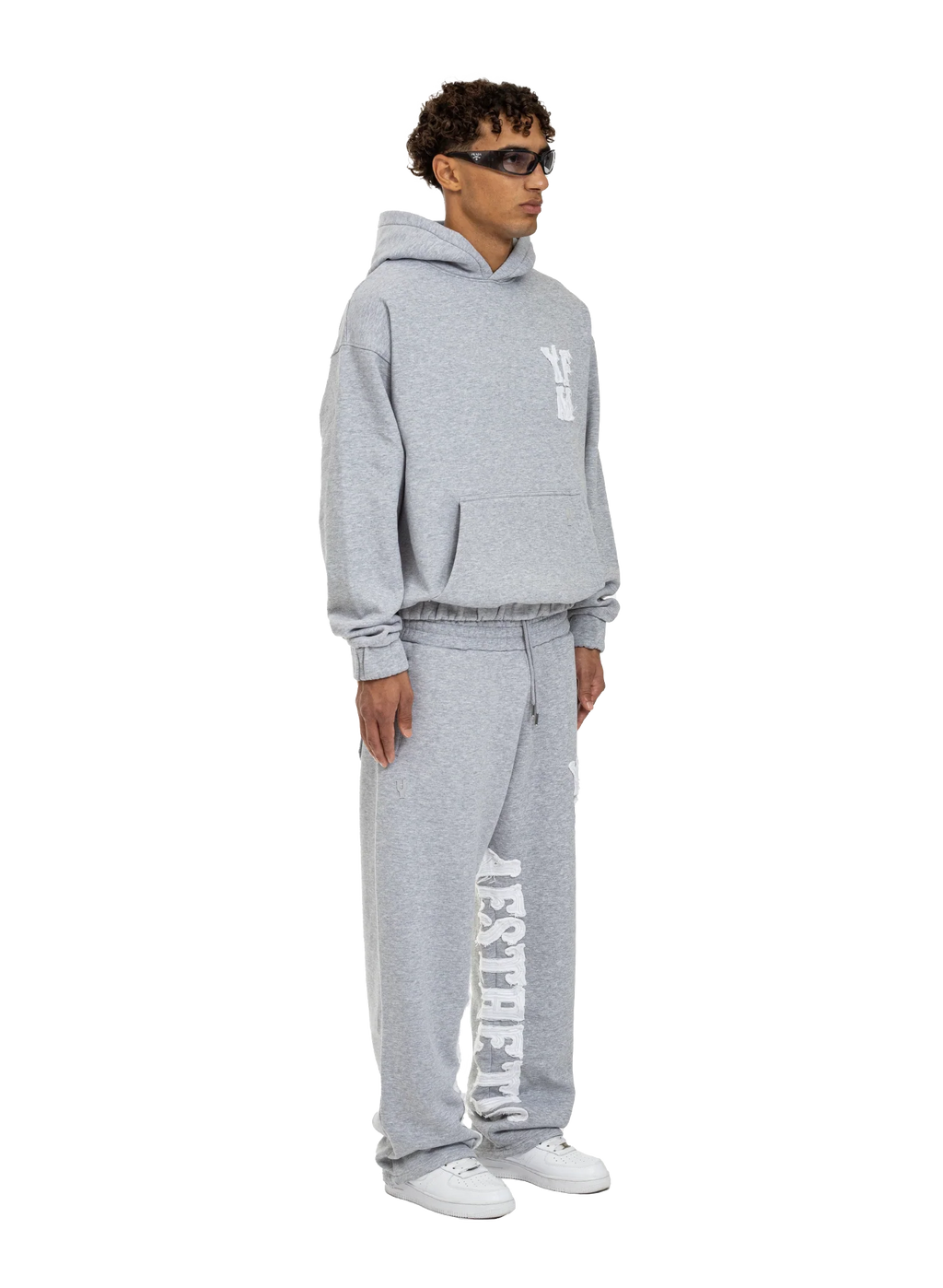 C/A PANTS GREY MELANGE