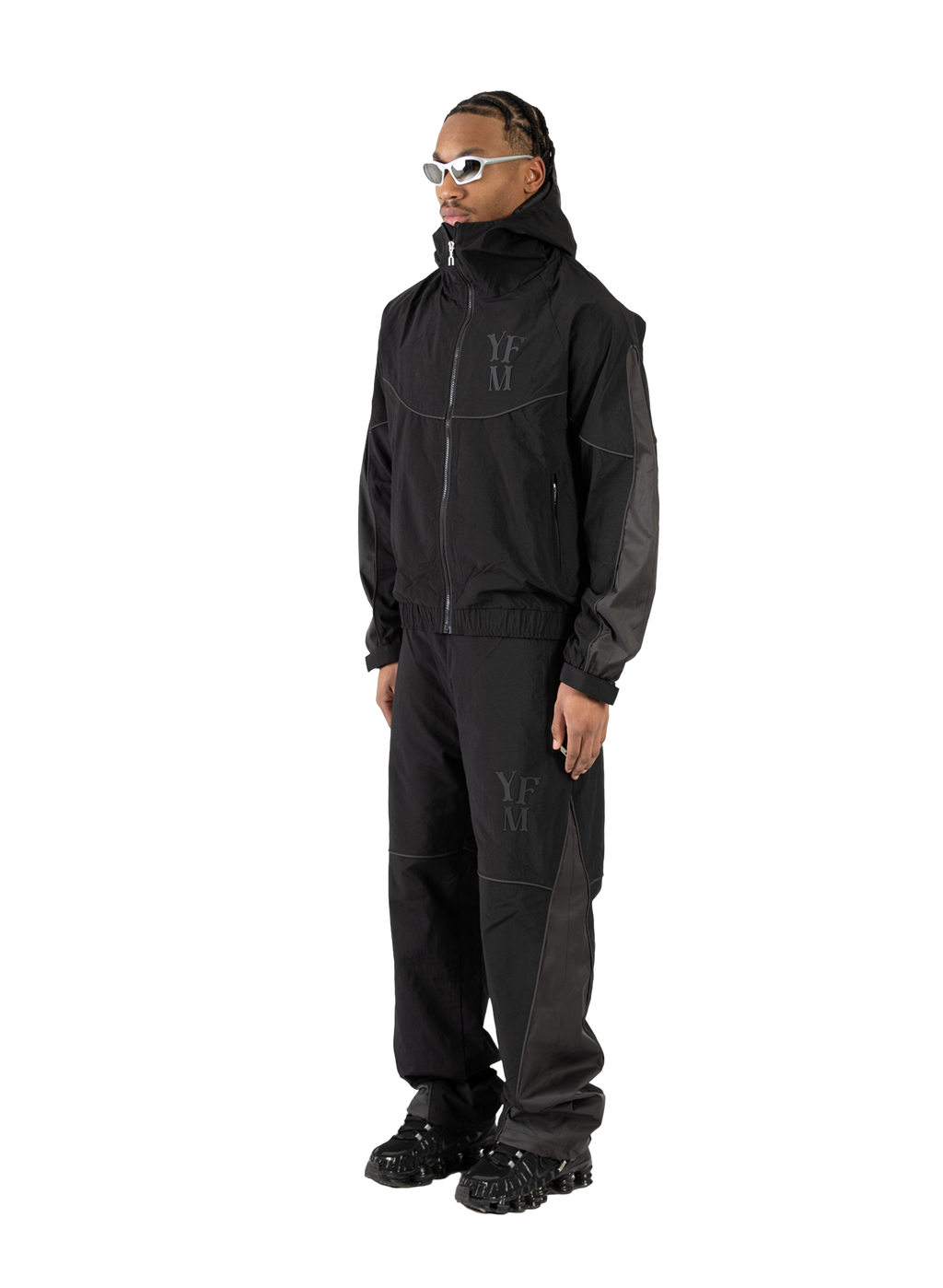 YFM NYLON PANTS BLACK