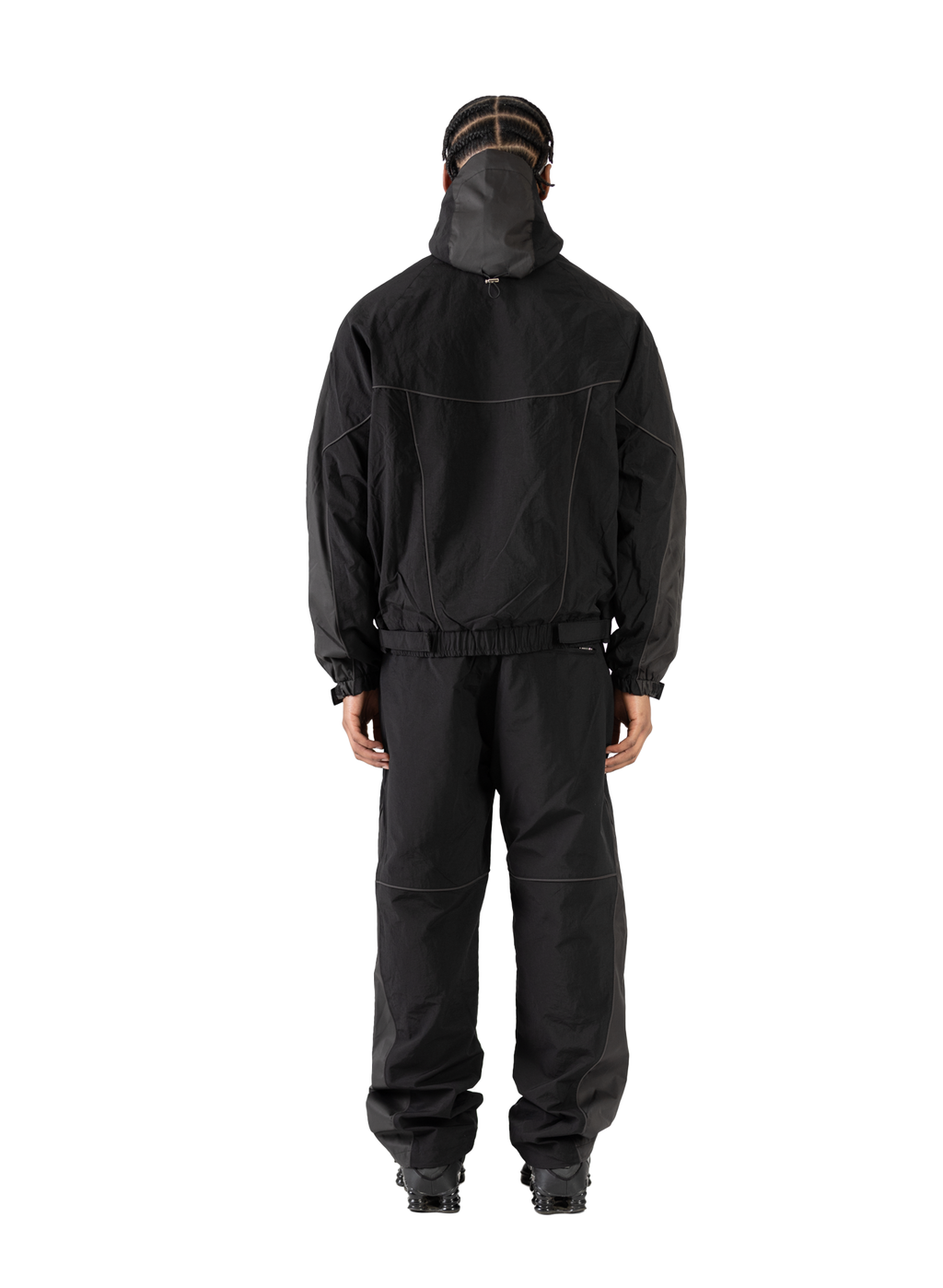 YFM NYLON PANTS BLACK