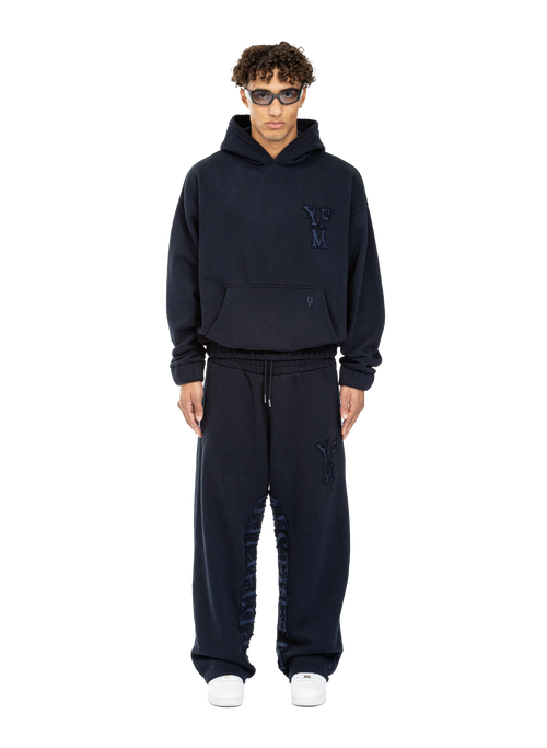 C/A HOODIE NAVY BLUE
