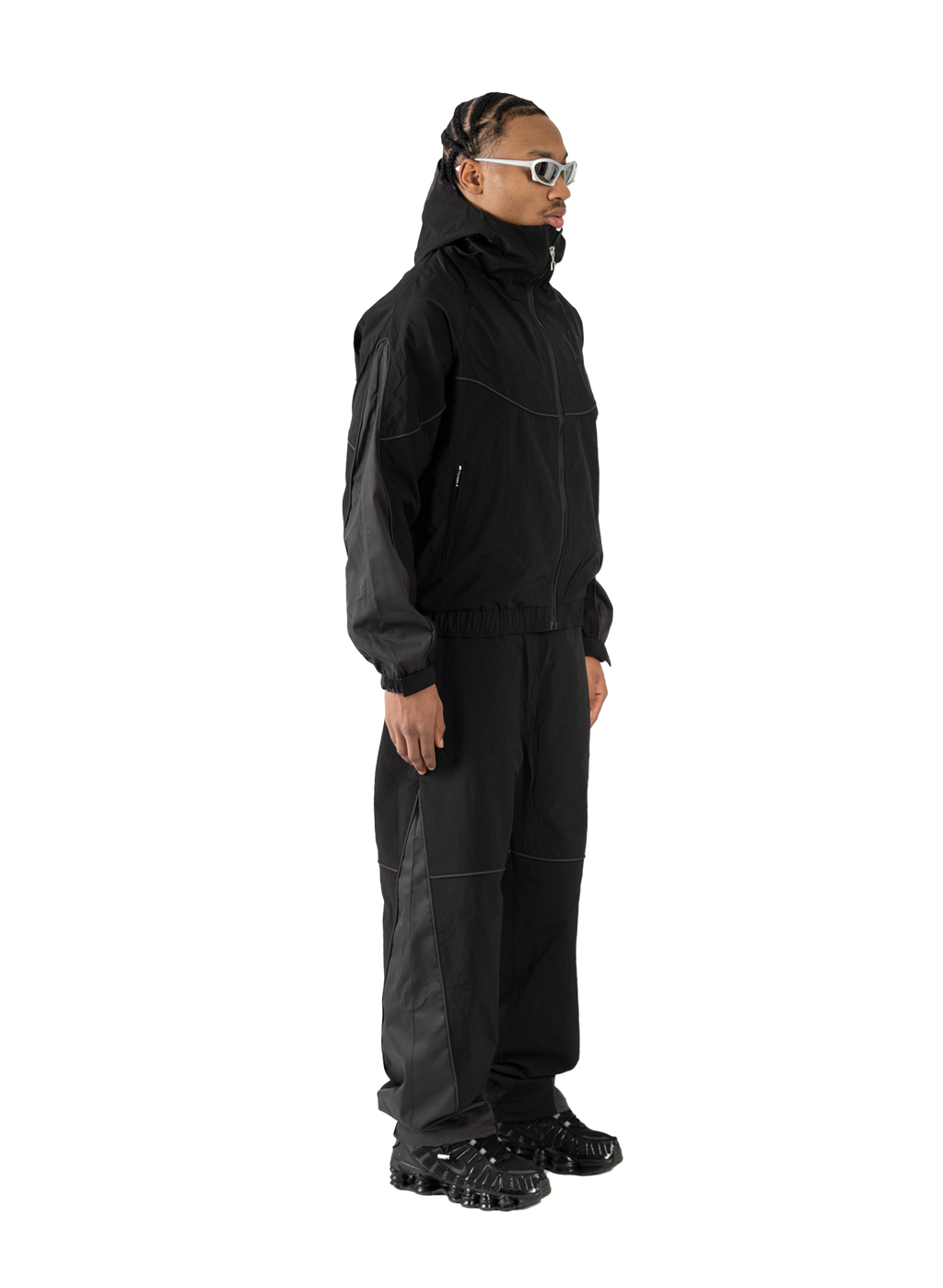 YFM NYLON JACKET BLACK