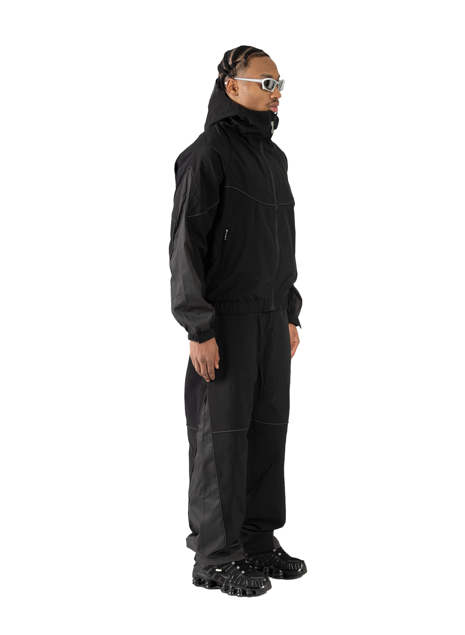 YFM NYLON JACKET BLACK