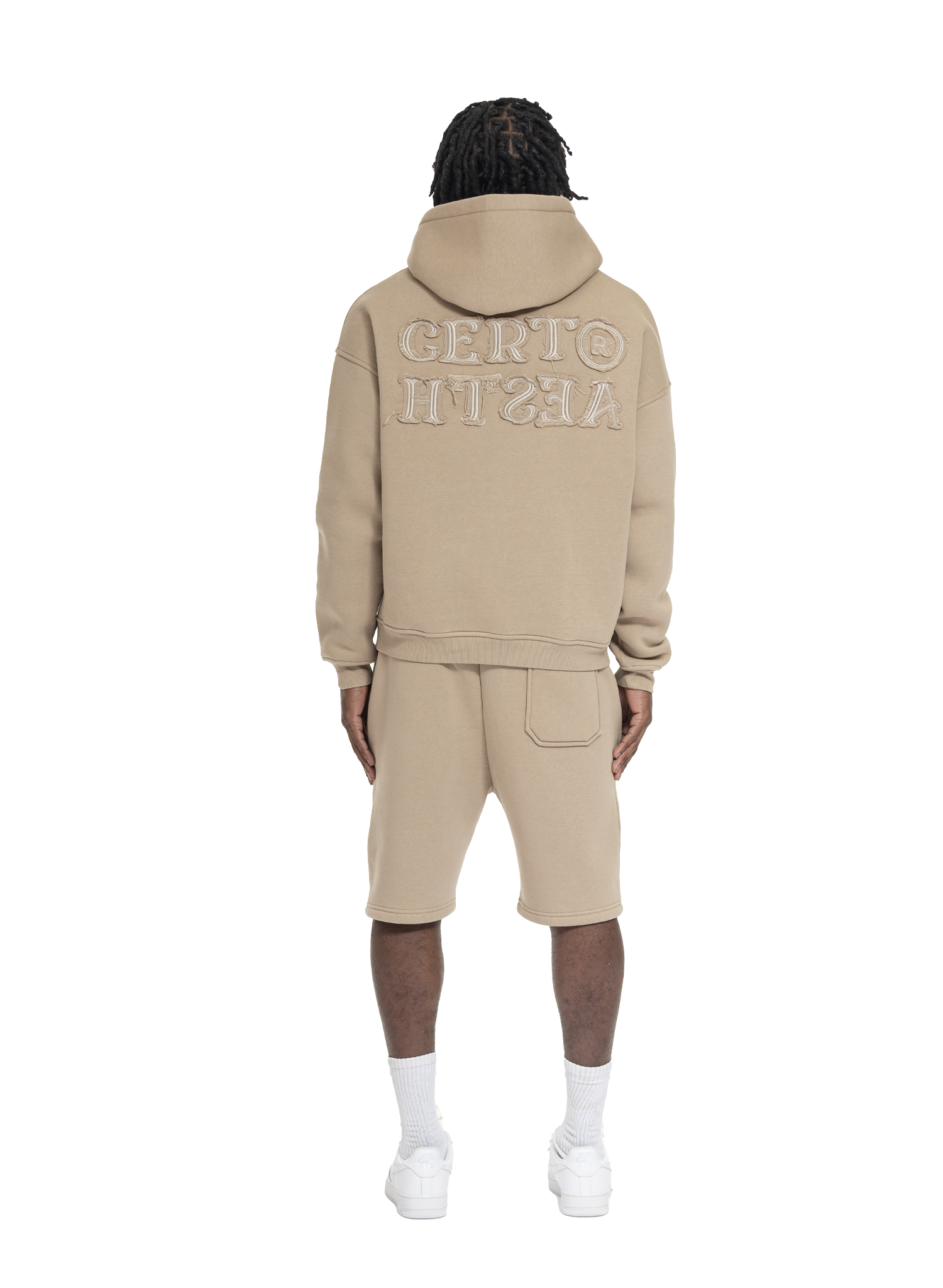 C/A ZIP-HOODIE DARK BEIGE
