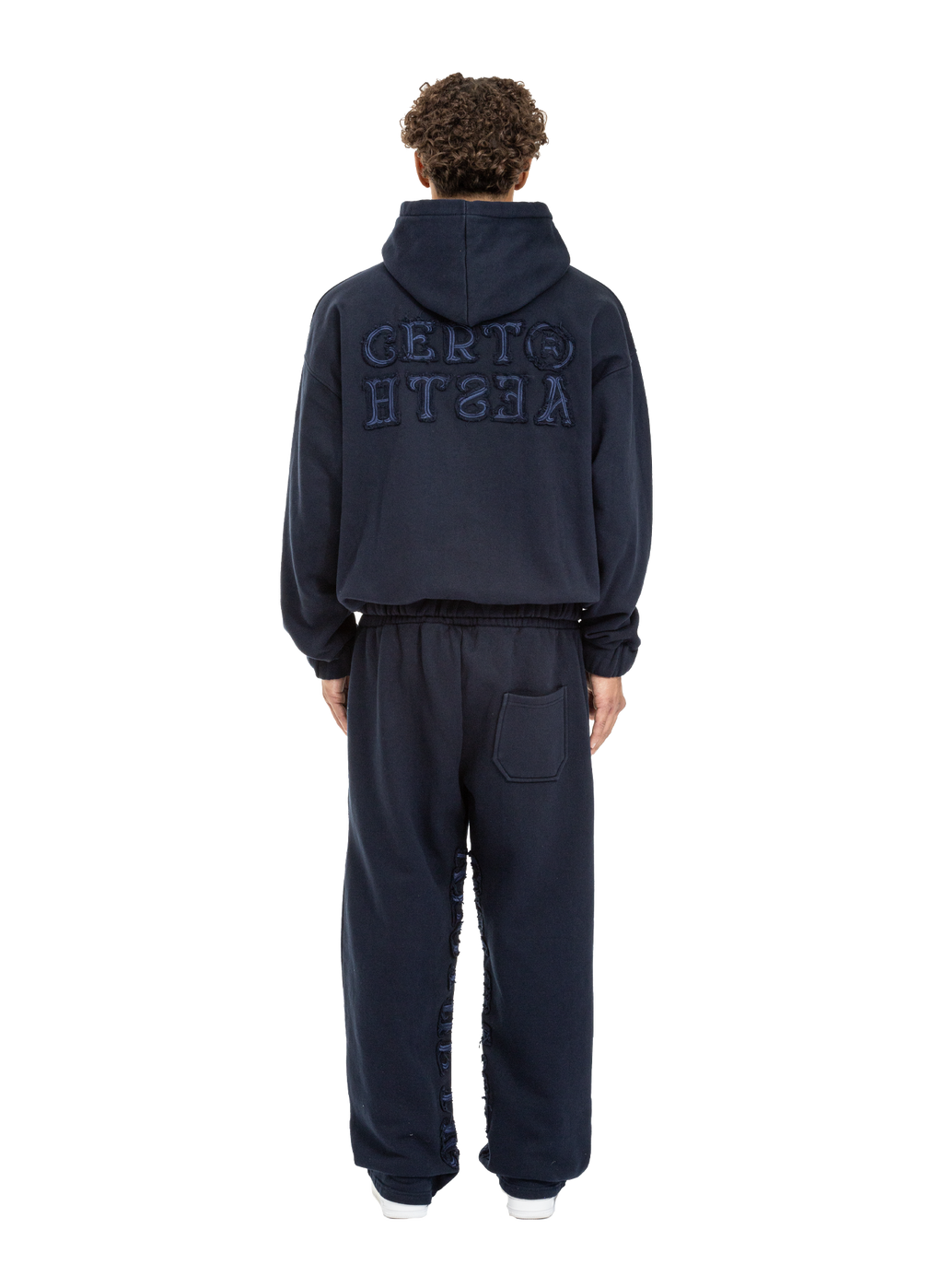 C/A HOODIE NAVY BLUE