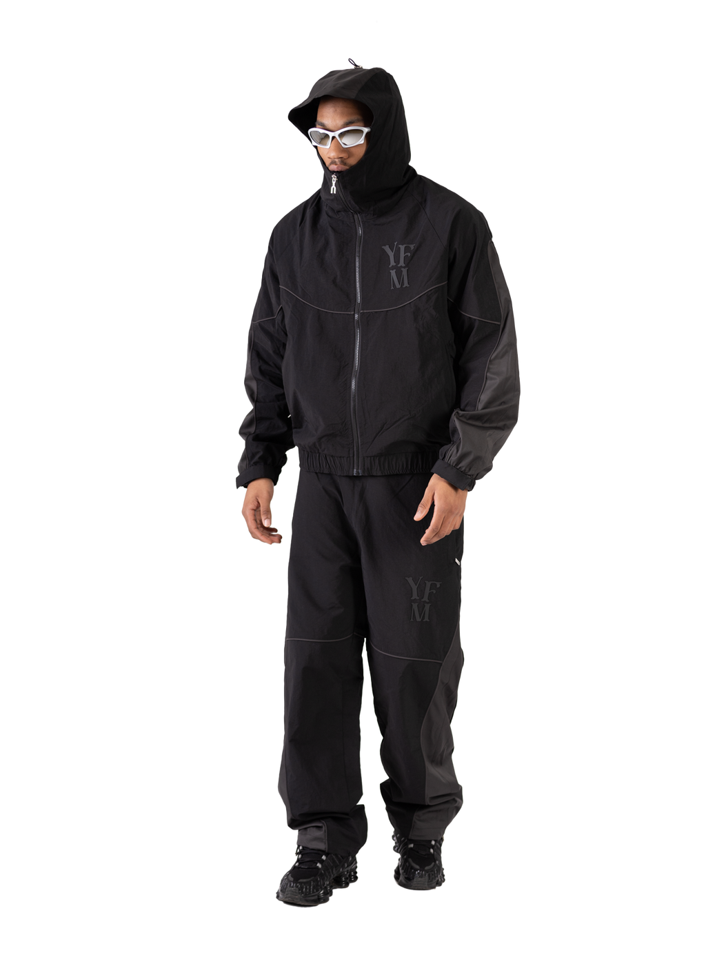 YFM NYLON PANTS BLACK