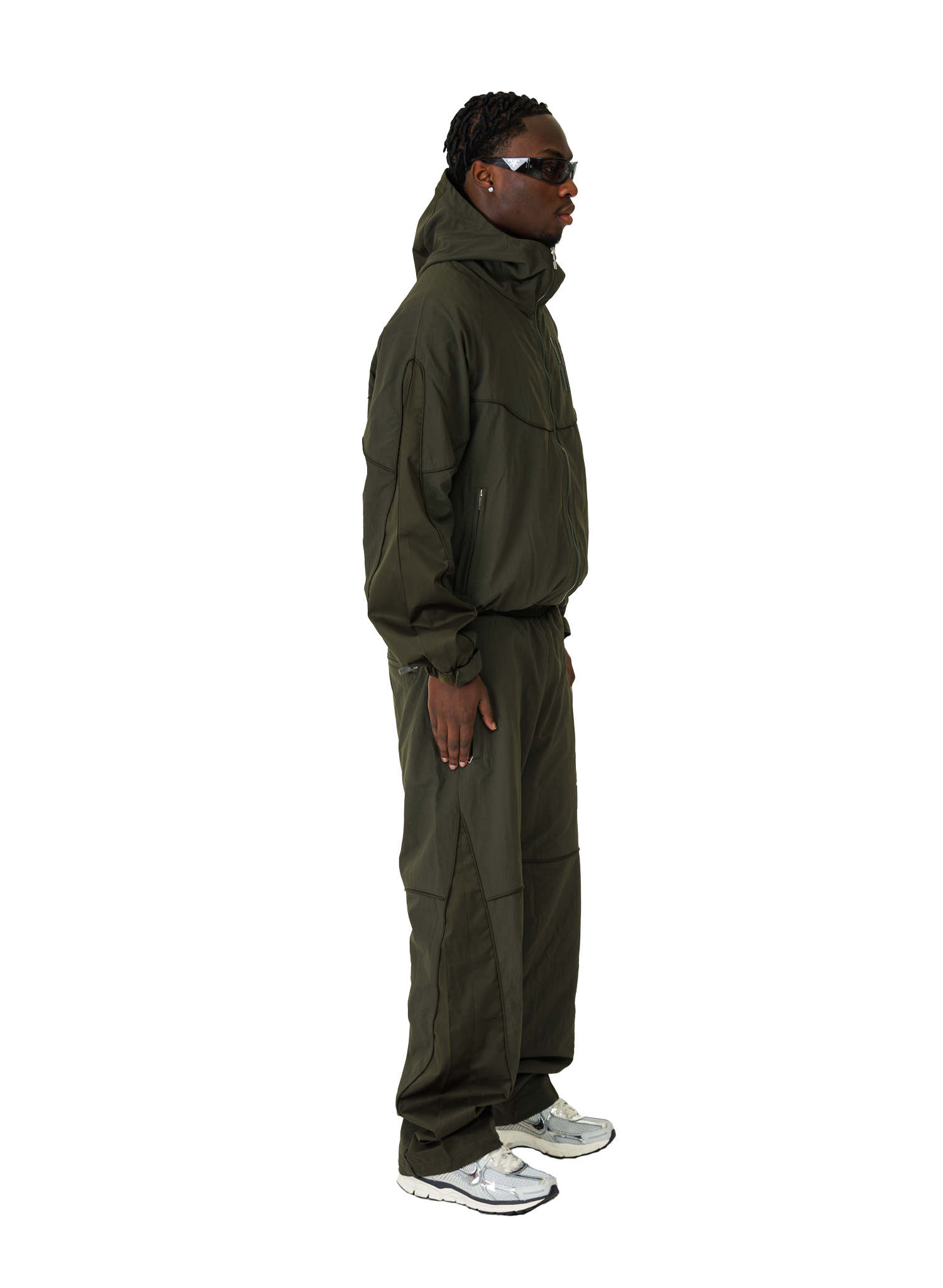 YFM NYLON JACKET DARK GREEN