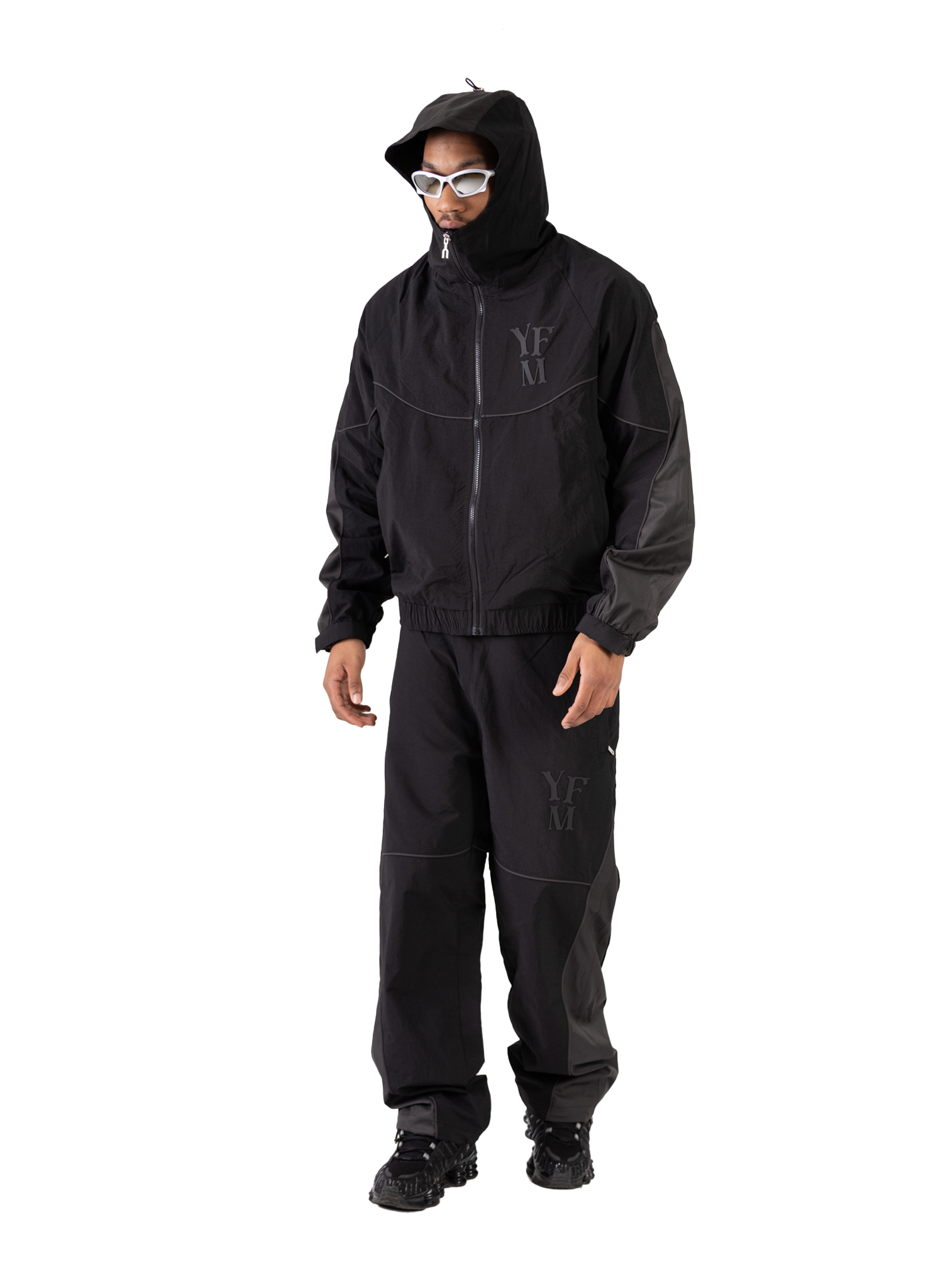 YFM NYLON JACKET BLACK