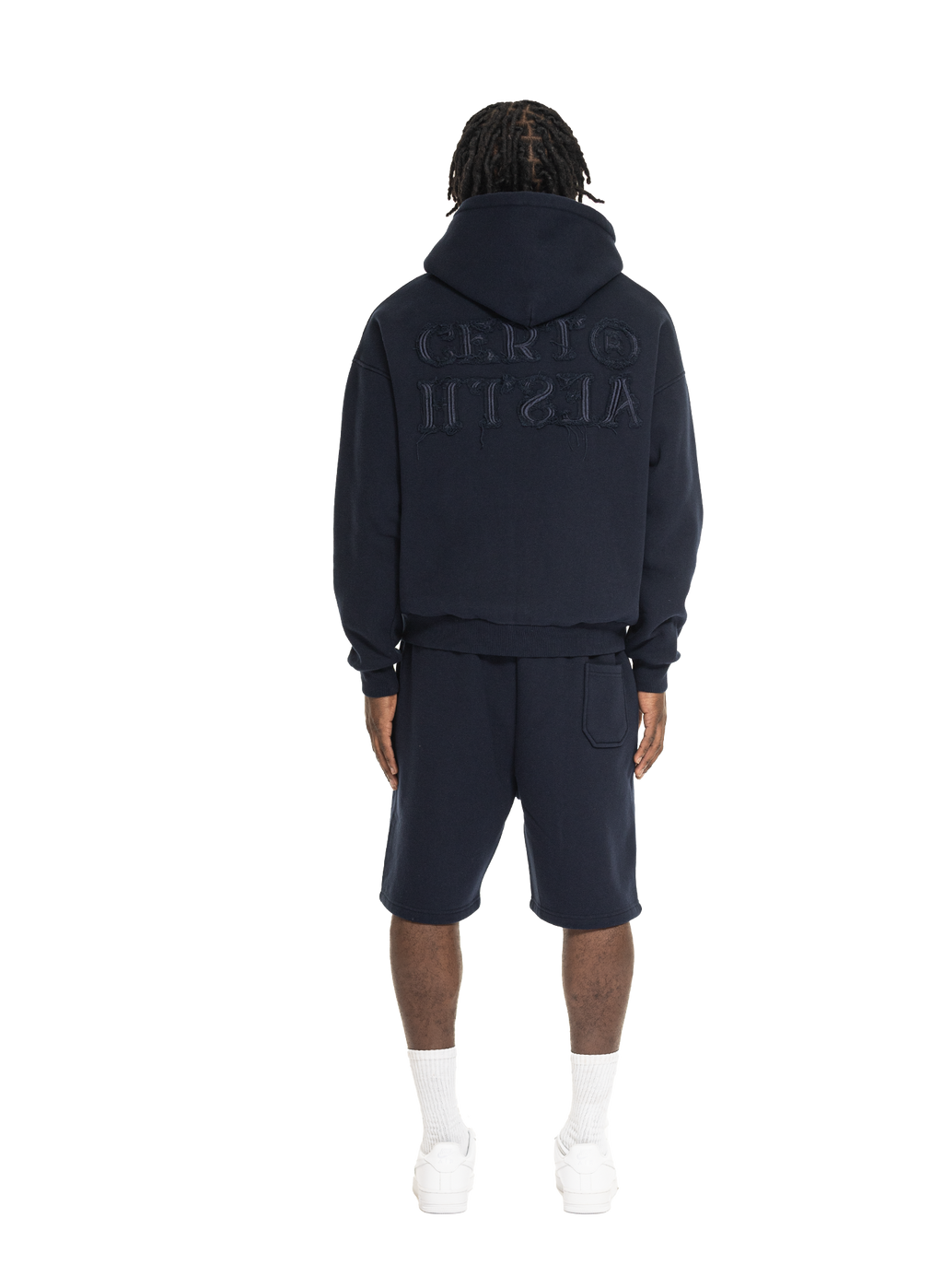 C/A ZIP-HOODIE NAVY BLUE