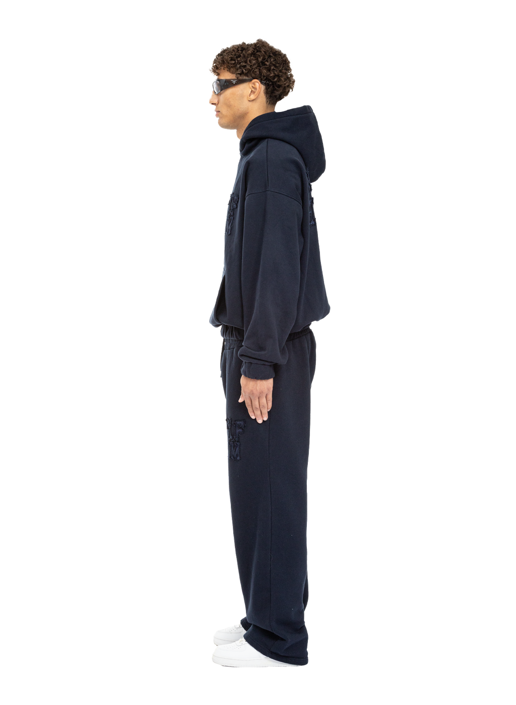 C/A HOODIE NAVY BLUE