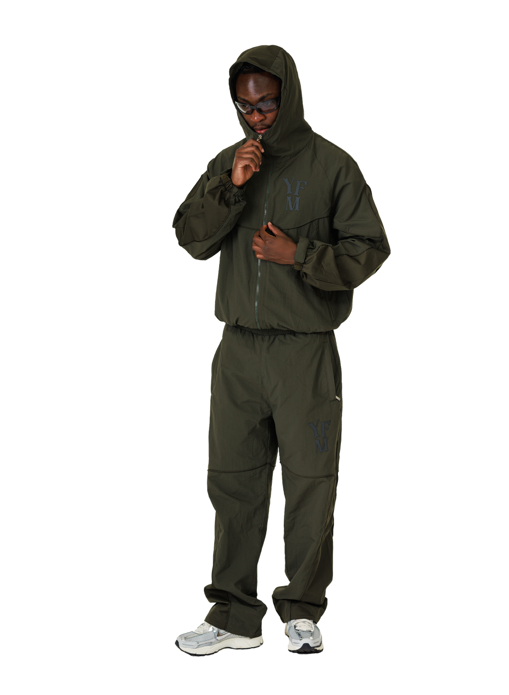 YFM NYLON JACKET DARK GREEN