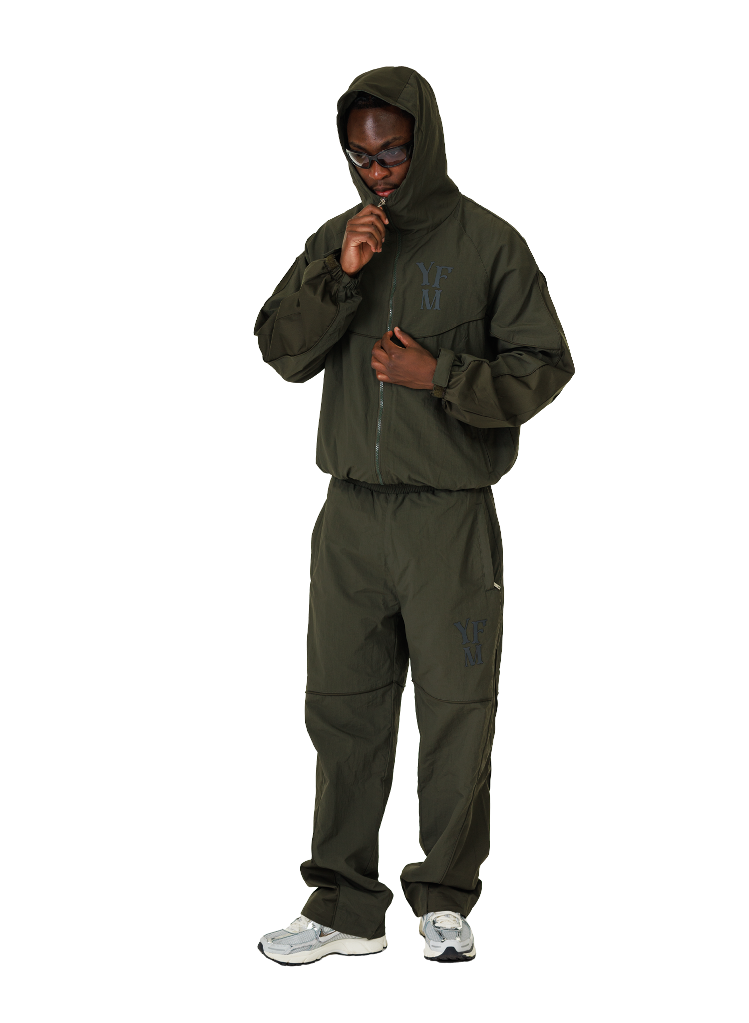 YFM NYLON JACKET DARK GREEN