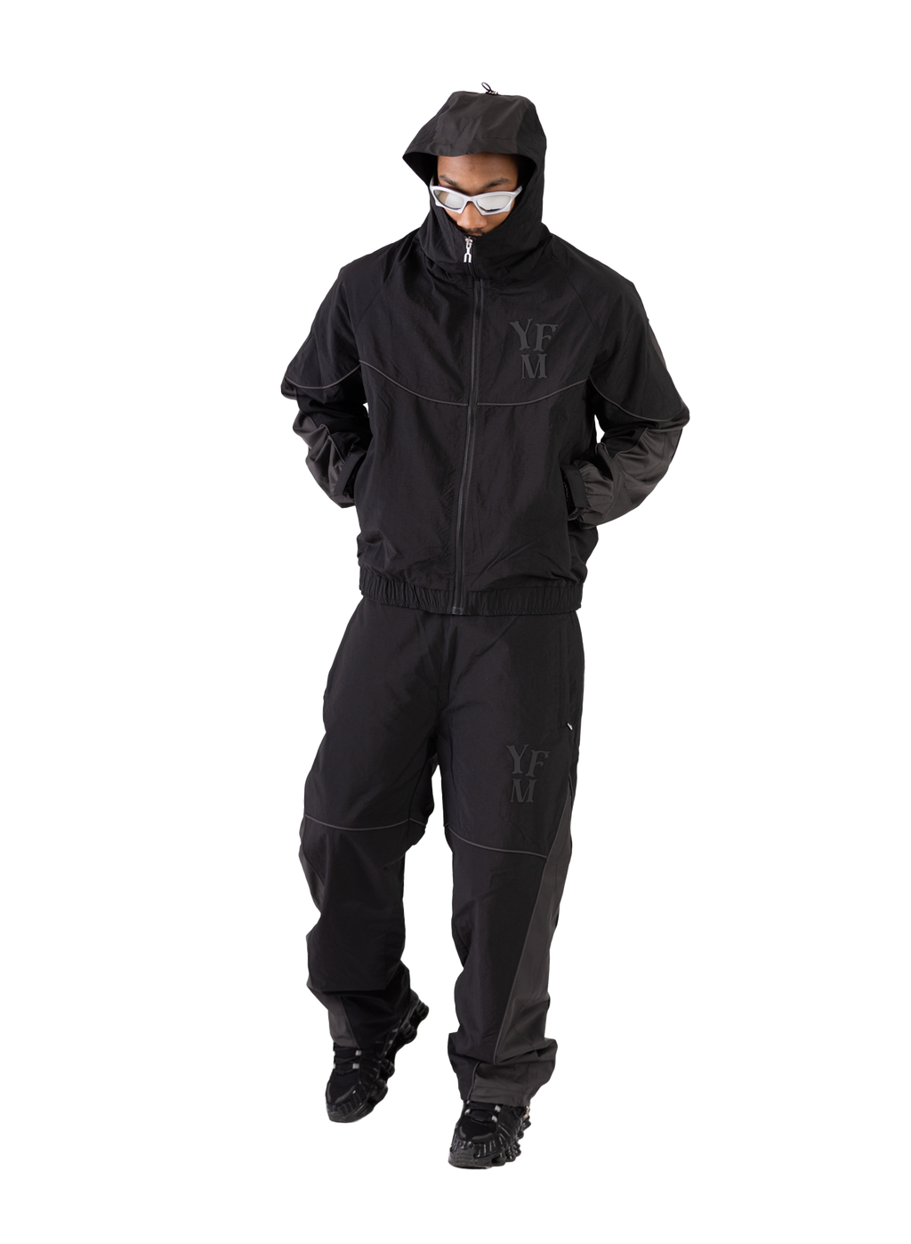YFM NYLON JACKET BLACK